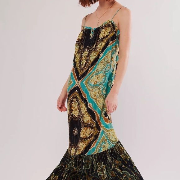 New! Intimately Free People Mojave Mermaid Maxi Slip Dress 10923 - Picture 4 of 14